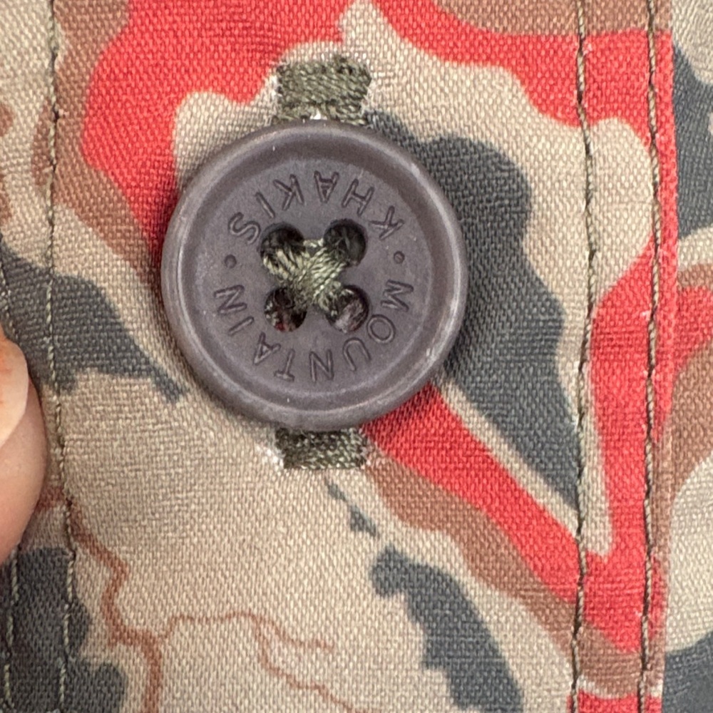 Mountain Khakis Olive and Rust Patterned Shirt‎ - image 6